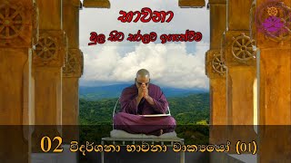 භාවනා මුල සිට සරලව, 02 විදර්ශනා භාවනා වාක්‍යයෝ (01) - Thapowanaye Rathana himi