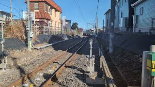 川越線笠幡駅近くの踏切で撮影