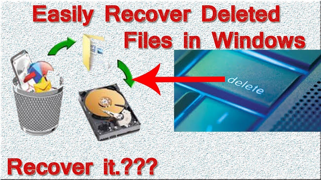 How To Easily Recover Deleted Files In Windows | Easy Tutorial - YouTube