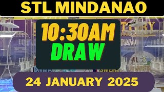 STL  Mindanao result today 10:30AM Live 24 January 2025