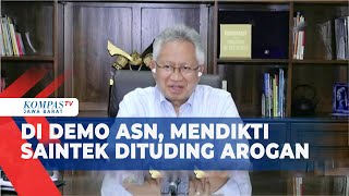 Dituding Arogan Buntut Rekaman Viral, Mendikti Saintek Didemo ASN