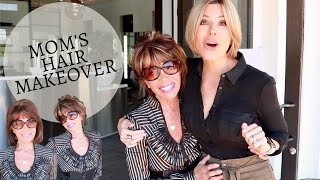 Mom's Hair Makeover! | Hairstyles for Women Over 60 | Dominique Sachse