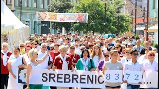 Mirna šetnja u znak sjećanja na žrtve genocida u Srebrenici