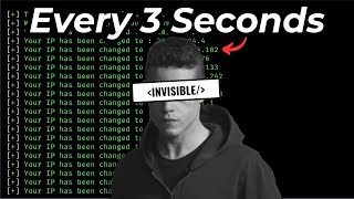 Automatically Change IP Address Every 3 Seconds - 100% ANONYMOUS | Kali Linux 2024 (new method)