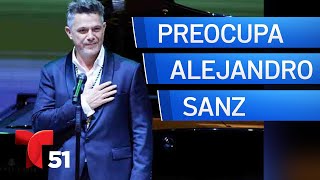 ¿Qué le pasa a Alejandro Sanz? Preocupa la salud del cantante