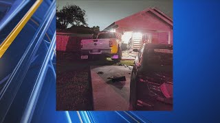 PHOTO: Truck plows into side of Lufkin home, driver arrested for DWI