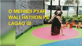 O Mehndi Pyar Wali Hathon Pe Lagao Gi | Dil Tod ke Hasti | TikTok Famous Song  | Ankita Singh  Dance