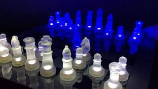 LED Glow Chess Set by LumiSource 🟡 Gadgetify