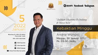 Jadikan Dhamma Pelindung di Masa Sulit by Andrie Wongso