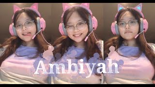 ambiyah, viral game streamer, cute moment