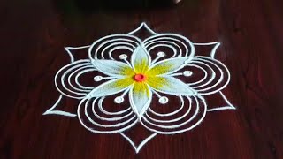 2 beautiful daily kolams 1. kolam (3×2) dot's 2.kolam (5×3) dot's...