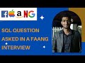 SQL Question Asked in a FAANG Interview | Complex SQL 4