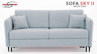 Sofa rozkładana z włoską funkcją spania SKY II