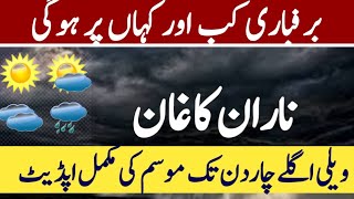 Naran kaghan Valley weather Update | Snowfall in naran kaghan | Discover Naran Valley