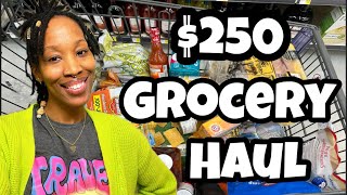 GROCERY SHOPPING @ WINCO ON A $250 BUDGET FOR 6 WITH NO EBT‼️#fyp #winco