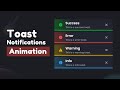 How To Make Toast Notification In Javascript
