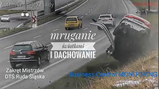 mruganie światłami i dachowanie. DTŚ \