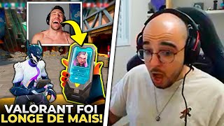 REAÇÃO DOS STREAMERS AO USAREM CELULAR NO VALORANT PELA PRIMEIRA VEZ! SACY CAINDO DO MAPA - CLIPS