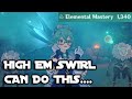 This is how much damage 1,300 Elemental Mastery Swirl does | Genshin Impact