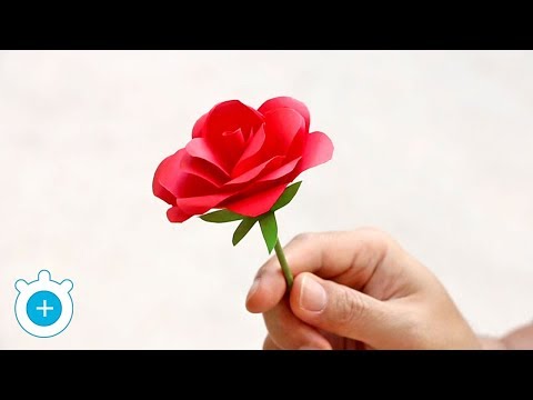 How to Make Paper Rose Flower - Easy! How to Make Paper Rose Flower - Easy!