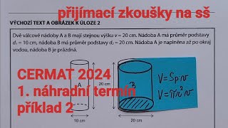 CERMAT 2024, 1. náhradní termín, příklad 2