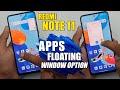 How To Use Apps In Floating Window Mode - Redmi Note 11