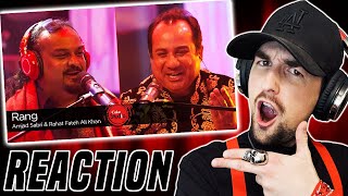 Coke Studio Season 9 | Rang | Rahat Fateh Ali Khan & Amjad Sabri (REACTION!!!)