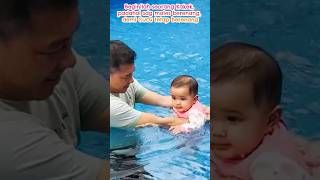 Beginilah seorang Kakek, pdhl sdg malas berenang demi Cvcv tetap hrs berenang #ameenaattahalilintar