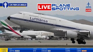 🔴LIVE LAX PLANE SPOTTING: Watch Arrivals and Departures LIVE!