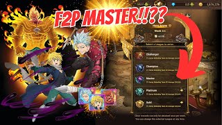 F2P HERO ARENA MASTER | ONLY 3 TEAMS! | 7DS GRAND CROSS