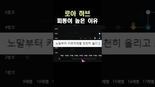 [로스트아크] 로아 하브 피통이 높은 이유?