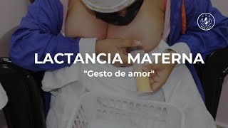 Lactancia materna un gesto de amor