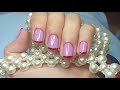 Simple FRENCH NAIL ART purple and red 2020/Dendy Sore/