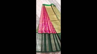 (9666228380) Mangalagiri pure kuppatam spl tissue pattu with all over design Cotrst palluandblouse