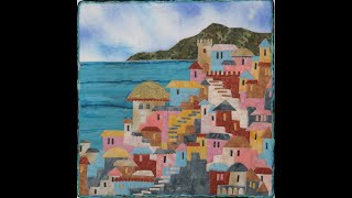 Happy Villages: Fabric Collage