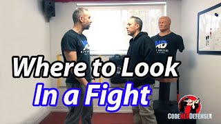 Where to Look When Facing Someone [Self Defense Tips]