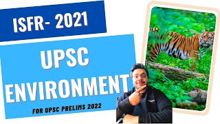 UPSC PRELIMS #Environment India State of Forest Report 2021