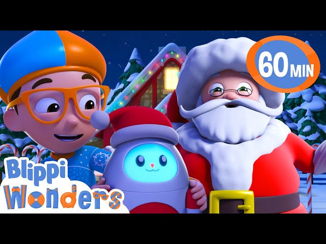 Blippi Meets Santa Clause Chrsitmas Special 1 Hour Blippi Wonders