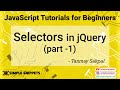 38 - Selectors in jQuery(Part - 1) | jQuery Library | jQuery Tutorials for beginners
