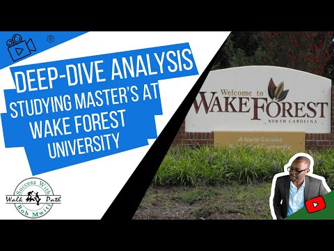 VIDEO: Studying Master's At Wake Forest University.