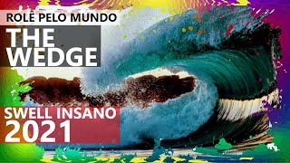 Swell INSANO em The Wedge (EUA) 2021 • Rolê Pelo Mundo • Surf TV