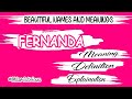 FERNANDA name meaning | FERNANDA meaning | FERNANDA name and meanings | FERNANDA means‎