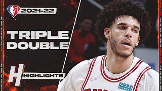 Lonzo Ball EPIC TRIPLE-DOUBLE 17 PTS 10 AST 10 REB  Highlights vs Pelicans 🔥