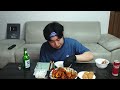 delicious korean seasoned chicken 👍 mukbang realsound asmratingshow