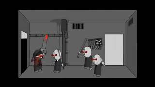 Hank with chainsaw H.W.C