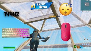 fortnite Keyboard and Mouse 1v1 Build Fights 144HZ (ASMR) 😴