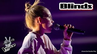 Miley Cyrus - "Flowers" (Emilia) | Blinds |The Voice Kids 2024