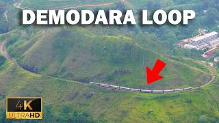 Demodara Railway Loop 🚂 | Breathtaking Aerial Views  | 4K Cinematic Tour 🌿📸