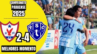 MELHORES MOMENTOS ÁGUIA 2X4 PAYSANDU CAMPEONATO PARAENSE 2025 #paysandu #parazão #papao #papaotv