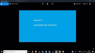 Angular cli,setting up the Angular Environment using Angular CLI,Angular4 ,